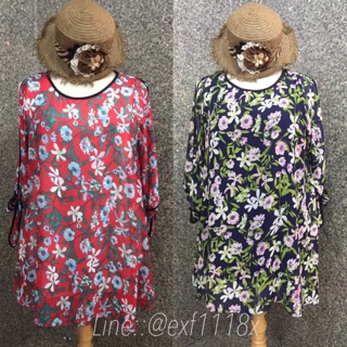 เสื้อลายดอก คนอ้วน