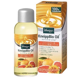 Kneipp Bio Oil เป็นน้ำมันเพื่อการดูแลที่ให้ความชุ่มชื้นซึ่งทำจากส่วนผสมจากธรรมชาติ 100%