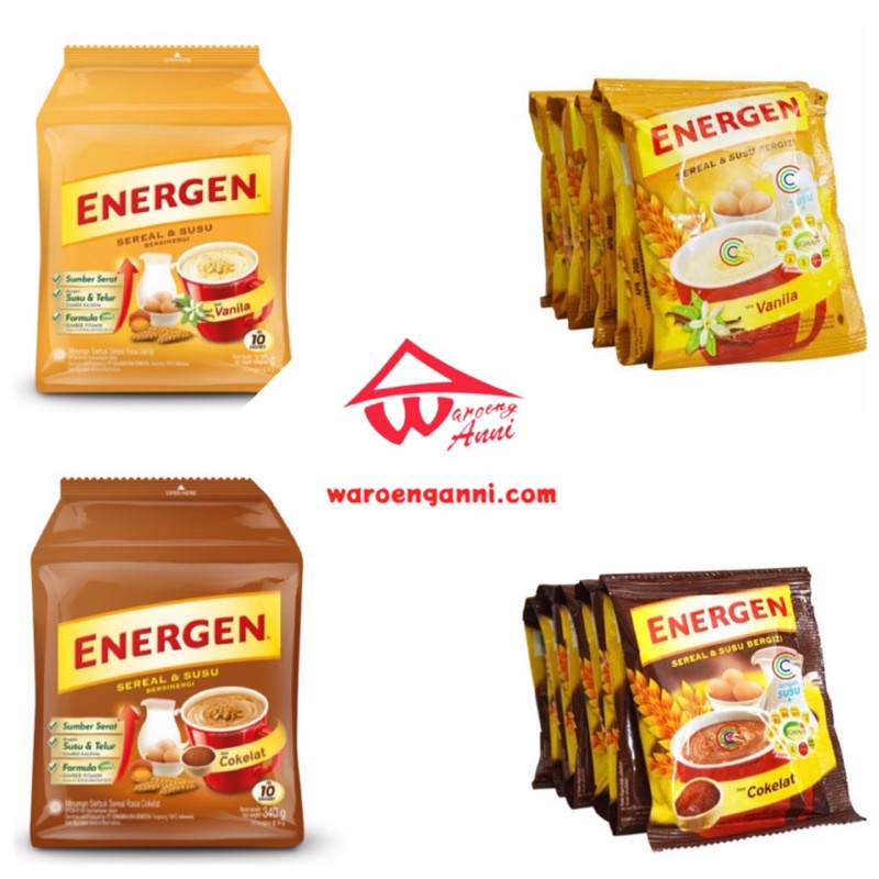 Indonesia Energen Cereal Pouch @ 10 Sachet