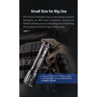 Nextorch FR2 Tactical Flashlight Ring for TA30C Max, TA5, E52, E52C