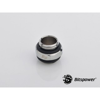 (2 PCS) G1/4" Silver Diamond Dual G1/4" Fitting