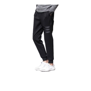 ใส่ MANFVYDO ลด50% ELAND_SHOPกางเกงขายาวลำลอง กางเกงผู้ชาย แฟชั่นสำหรับผู้ชาย (สีดำ)รุ่น F