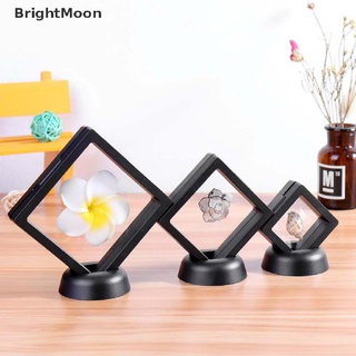 [Brightmoon] กล่องเคส ทรงสี่เหลี่ยม 3D พร้อมขาตั้ง สําหรับใส่เครื่องประดับ เหรียญ