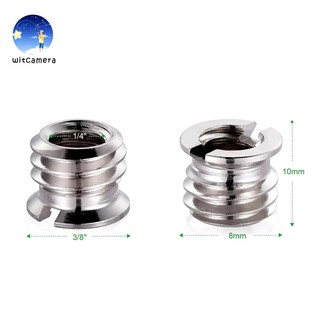 Professional Convert Screw Adapter 1/4inch to 3/8inch Tripod Screw stainless steel