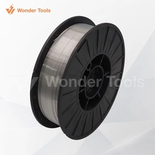 ลวดเชื่อมฟลักซ์คอร์ (FLUX CORE) 0.8 mm/1.0mm ( ม้วน 5 กก.)ลวดเชื่อมมิ๊กฟลักคอ ซีโอทูCO2