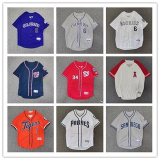 เสื้อกีฬาเบสบอลแขนสั้น ขนาดใหญ่ สไตล์ฮิปฮอป แนวสตรีทเต้นรํา ไซซ์ Mlb