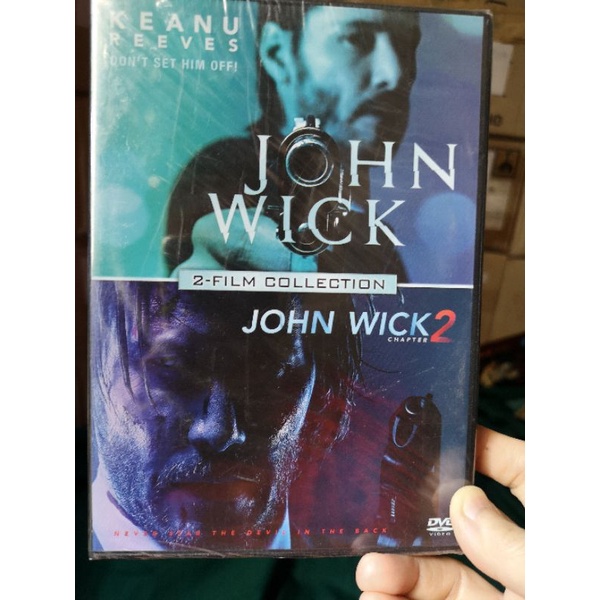 DVD​ : 2 DISC.​ JOHN WICK 1+2​, 2ภาค2แผ่น