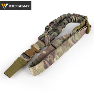 IDOGEAR Tactical Single Point Sling Bungee Adjustable Quick Detachable Hook  Sling Accessories  อุปกรณ์เกียร์ยุทธวิธีแคมป์ปิ้งและเดินป่า