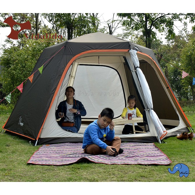 *พร้อมส่ง* เต็นท์ Vidalido Happy Family Tent (4-5 คน)