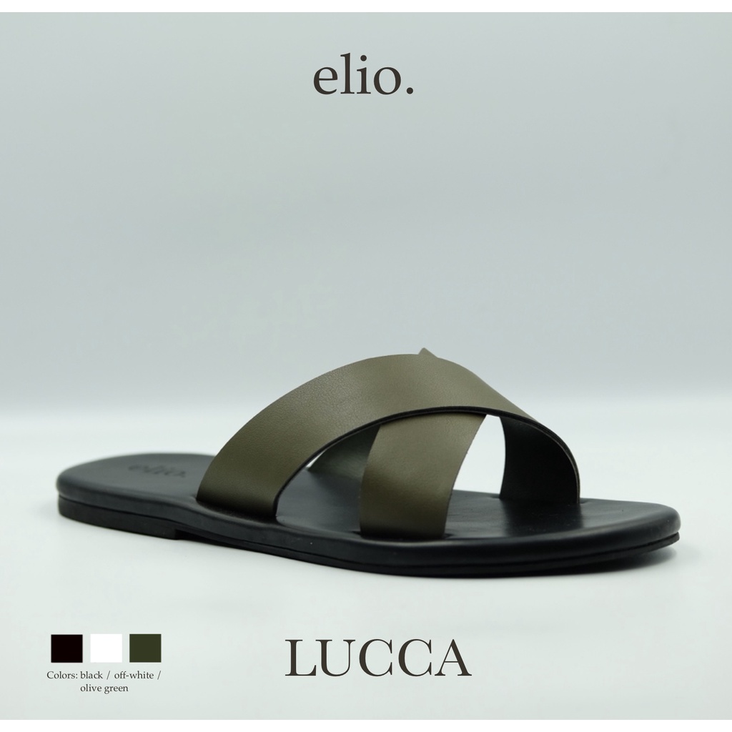 elio originals - รองเท้าแตะ รุ่น Venti (unisex) สีดำ