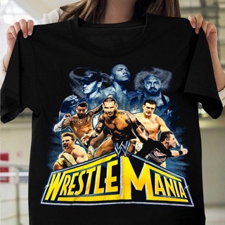 [S-5XL] 【สไตล์ฮาราจูกุ】Gildan เสื้อยืดแขนยาว คอวี ผ้าฝ้าย 100% พิมพ์ลาย Wrestlemania ของขวัญ สําหรับผู้ชาย 2022