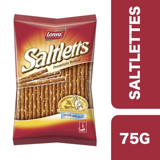 Lorenz Saltetts Sticks 75g ++ ลอเรนซ์ ขนมปังอบกรอบชนิดแท่ง 75 กรัม