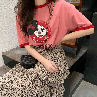 พร้อมส่ง✨‼ เสื้อยืดการ์ตูนมิกกี้เมาส์ Disneyland ลายฮิต งานนำเข้า 💜