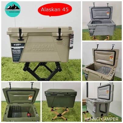 🔥กระติกน้ำแข็ง🔥ถังน้ำแข็ง ถังแช่น้ำแข็ง รุ่นALASKAN45 Cooler box Premium Grade เก็บความเย็นนาน