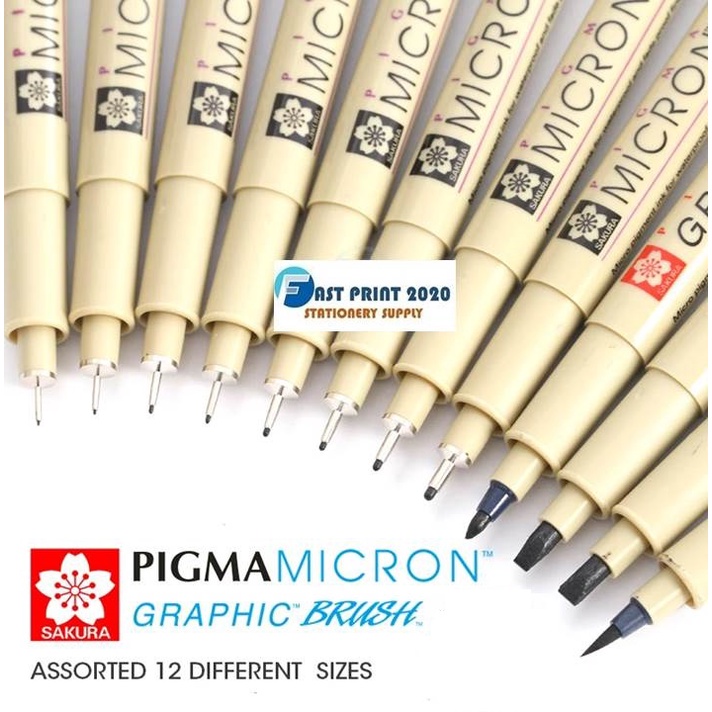 SAKURA/Sipa Pigma Micron Pen Needle Drawing Pen 003 005 01 02 03