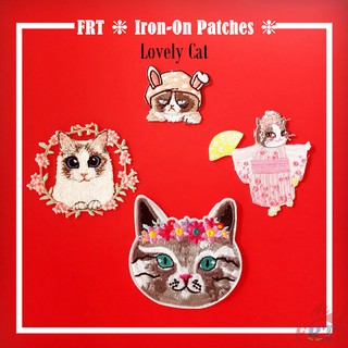 ☸ Animals - Lovely Cat Patch ☸ 1Pc Cartoon Diy Sew On Iron On Badge Patches（Cat - Series 06）