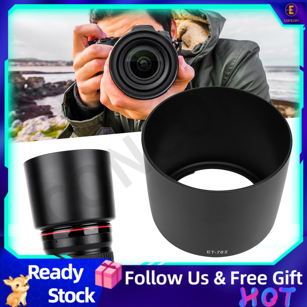 [ร้อน] ใหม่ล่าสุด ET-78II Camera Mount Lens Hood สําหรับ Canon EF 135mm F2L 180mm F3.5L USM Len