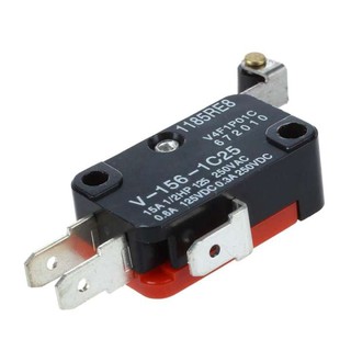 ลิมิตสวิทช์ ขนาดมาตรฐาน V-156-1C25 limit switch ปลายแขนลูกกลิ้ง