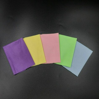 5 ผืน 100 ( คละสี ) Micro fiber ผ้าไมโครไฟเบอร์ ขนาด 20*20 ซม ช็ดแว่น นาโนไมโคร ชามัวร์ เอนกประสงค์  CO113