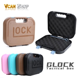 GLOCK เคส กล่องปืนสั้น เคสแข็ง กล่องเก็บปืนพกพา สำหรับปืน GLOCK และอื่นๆ เคส ABS เคสแข็งเคสใส่ของกล่องใส่ของสำหรับ Glock