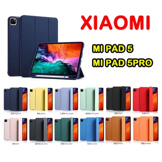 เคสฝาพับ XIAOMI​​ เคสพาสเทล สำหรับ MI PAD 6 แบบสามช่องใส่ปากกาสําหรับ Xiaomi Pad5/ Pad 5 Pro/ Pad 5 Pro 5G 008