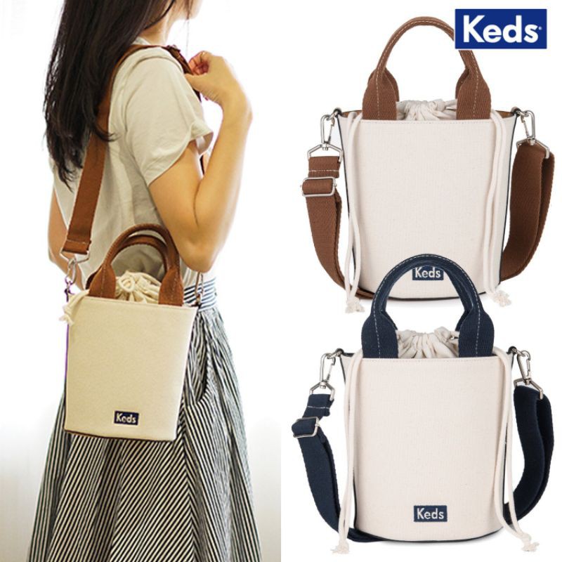 (พร้อมส่ง) Keds String Bucket Bag ของแท้ จากเกาหลี