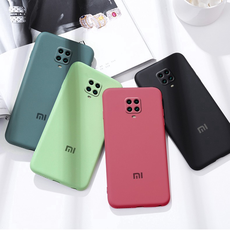 Casing Official Original Silicone Full Protection Soft Camera Protection Case Xiaomi Redmi Note 9668