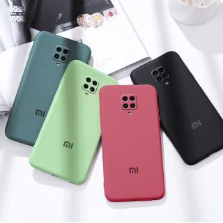 Casing Official Original Silicone Full Protection Soft Camera Protection Case Xiaomi Redmi Note 9 Pro Max 9S Redmi 10X 5G 4G Cover