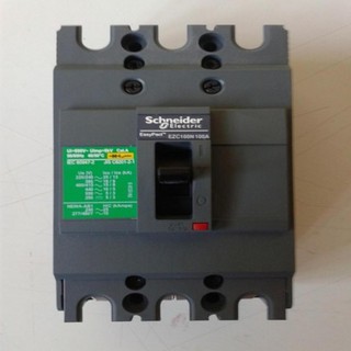 Schneiderเมนเบรกเกอร์ EasyPact 3P 50A 30KA รุ่นEZD100H 100A