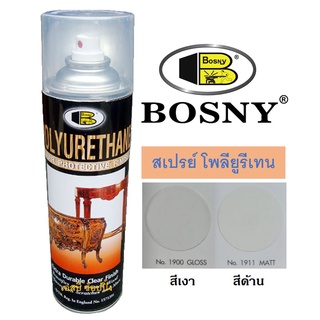 สเปรย์โพลียูรีเทน BOSNY Polyyurethane B113 No.1900(เงา),No.1911(ด้าน)