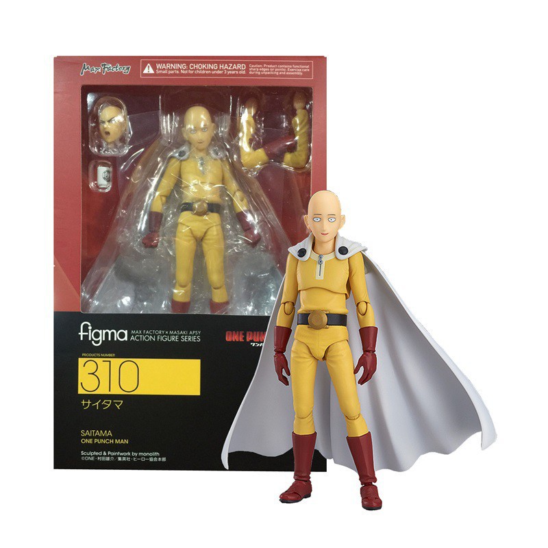 อะนิเมะ Saitama One Punch Man Figma 310 PVC Action Figure รูปที่สะสม Boy