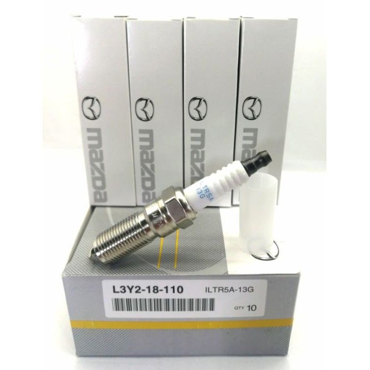 หัวเทียน Mazda 3 2.0L 2003-2014 (4หัว) (Made In Japan) NGK IRIDIUM ILTR5A-13G แท้ห้าง มาสด้า L3Y2-18