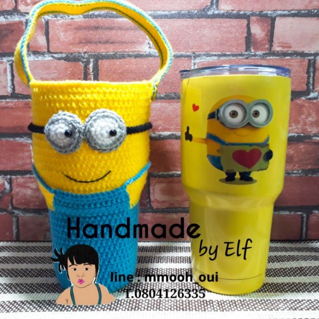 ถุงหิ้วแก้ว / ปลอกสวมแก้วเยติ ขนาด 30oz. ลายมายเมโลดี้ (เต็มตัว)