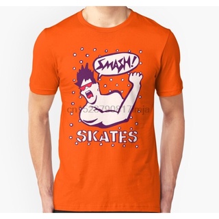 เสื้อยืด พิมพ์ลาย Smash Skates Thrashin สําหรับผู้ชาย และผู้หญิง