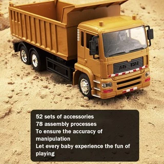 รีโมทคอนโทรล 8CH Dump รถบรรทุก RC Excavator รถของเล่น 2.4G วิศวกรรมยานพาหนะของเล่น 8 ช่อง Controller รถของเล่นเด็กของขวัญ