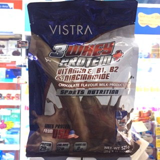 Vistra 3Whey Protein Choc /Vanilla 15ซอง