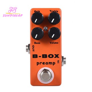 MOSKY B-Box Electric Guitar Preamp Overdrive Effect Pedal Full Metal Shell True Bypass