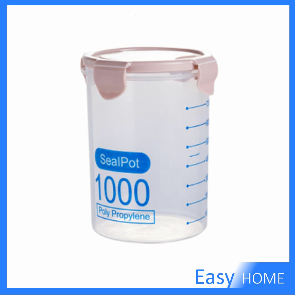 กระปุกเก็บอาหาร กล่องใส่อาหาร ปิดผนึกถังเก็บอาหารกันความชื้น กล่องเก็บอาหาร สามารถวางซ้อนกันได้ Food storage tank - รูปที่ 6