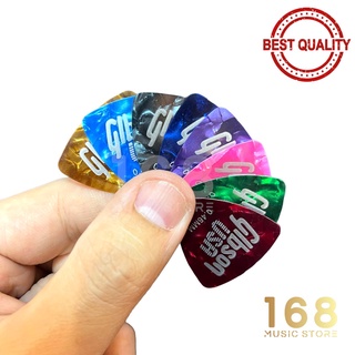 Pick Gibson 🌈 ปิ๊กกีต้าร์ Gibson มีหลายสี หลายขนาดให้เลือก ปิ๊ก กีต้าร์ ทรงสามเหลี่ยม Pick Guitar Gibson กิ๊บสัน