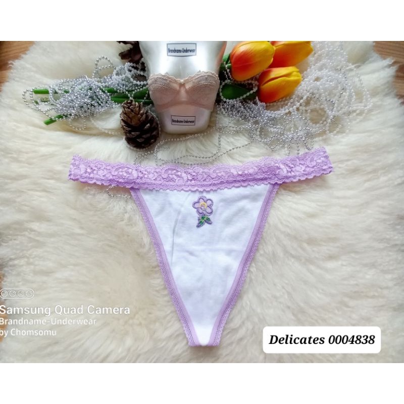Delicates Size XS-2XL ชุดชั้นในแบรนด์ /กางเกงใน ทรงจีสตริง G-string 0004838