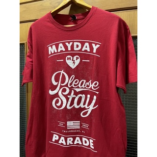 เสื้อยืดผ้าฝ้าย เสื้อวง MAYDAY PARADE