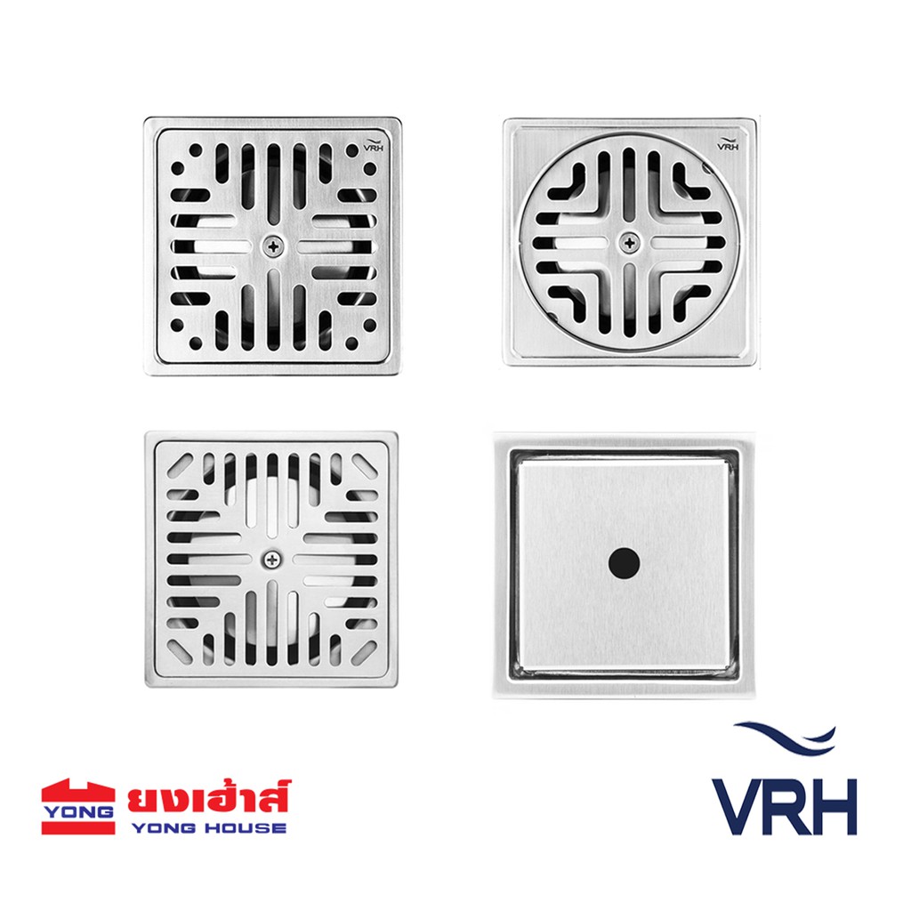 VRH ตะแกรงกันกลิ่น  ฝาท่อ ตะแกรงน้ำทิ้ง FUVHU- W001AS W002AS W002FS F002AS W001BS W001GS