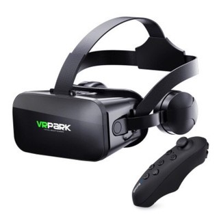 VRPARK J20 VR แว่นตา 3Dแว่นตา3D VR พร้อมรีโมทบลูทูธ คอนโทรล VR ชุดหูฟังในตัว