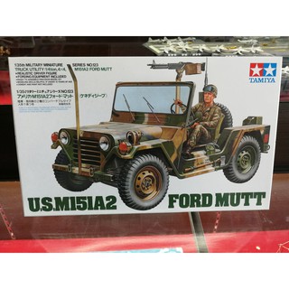 โมเดลประกอบ Tamiya 1/35 TA35123 U.S.M151A2 Ford Mutt