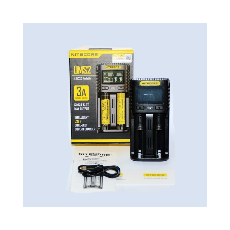 เครื่องชาร์จ Nitecore UMS2 ของแท้ โค้ดเช็คได้ สามารถออกใบกำกับภาษีได้