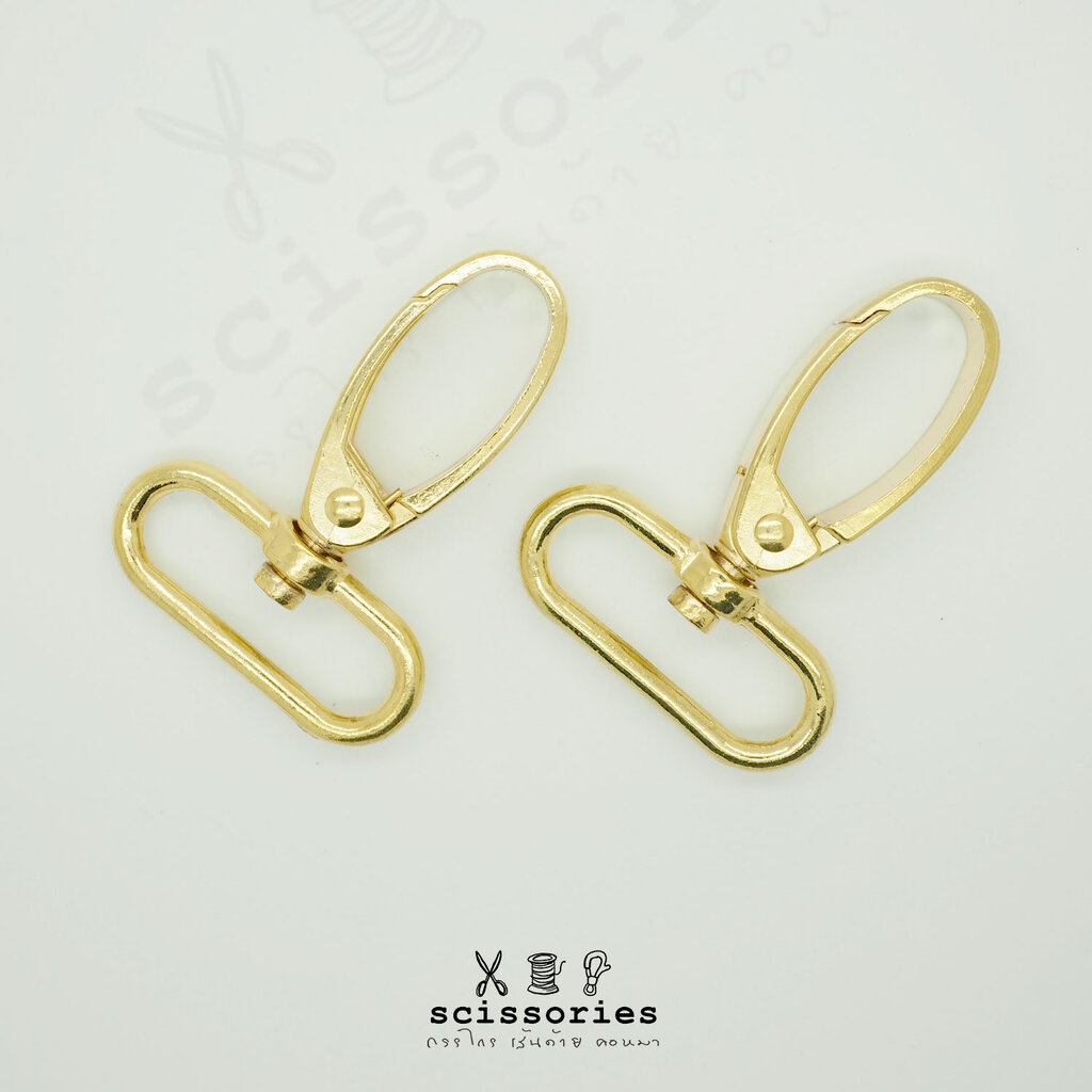 คอหมา 1.2 in สีทอง Gold/2 ตัว