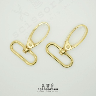 คอหมา 1.2 in สีทอง Gold/2 ตัว