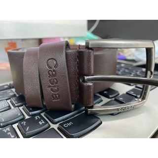 Caspa เข็มขัดผู้ชาย รุ่น BE05 เข็มขัดหนัง มี3สี ดำ น้ำตาล น้ำตาลอ่อน เข็มขัดยาว44นิ้ว