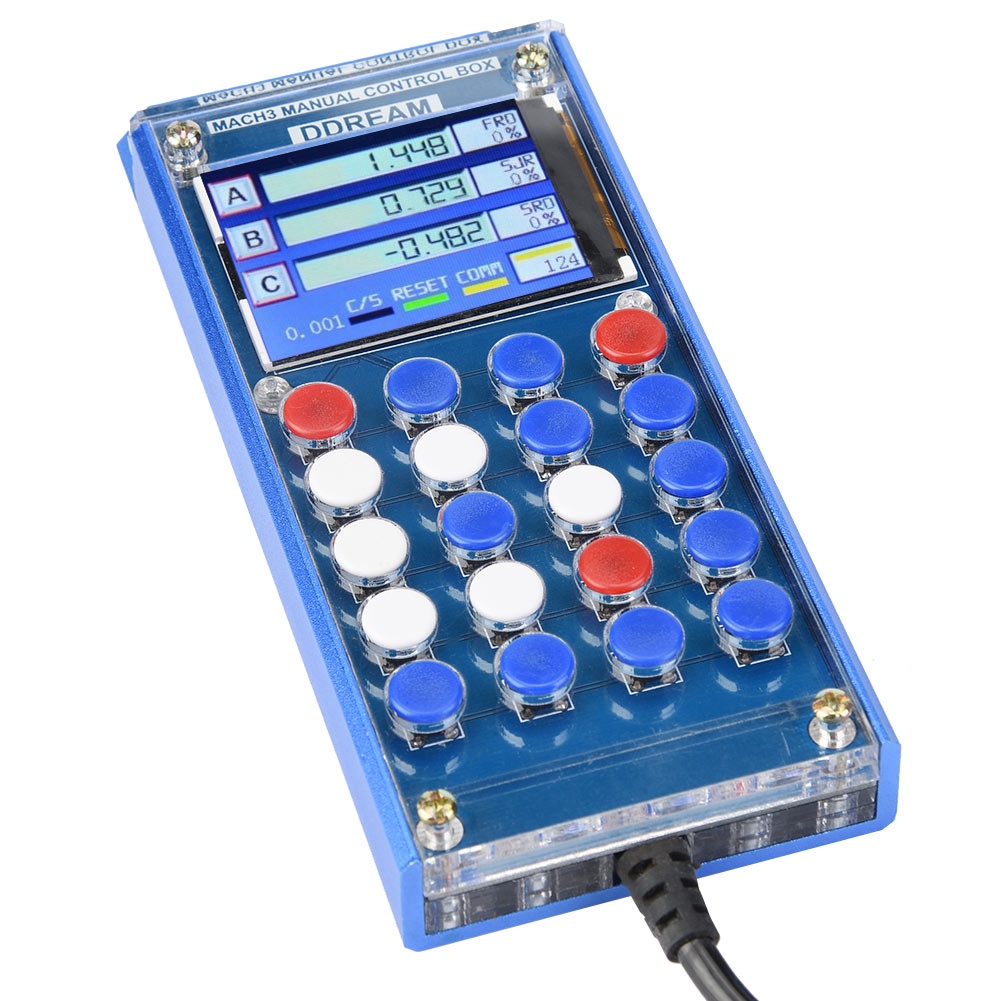 December305 6 Axis Mach3 Digital LCD Display Hand Manual Control Box ...