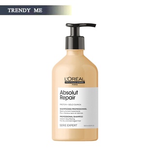 (ใช้โค้ด INCLS22 ลด 50% สูงสุด 100) Loreal Absolut Repair Shampoo 500ml.